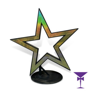 Giant Gold Star Prop For Hire