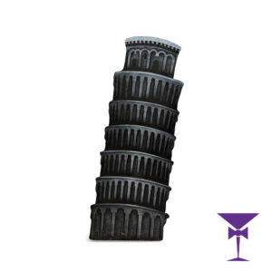 Leaning Tower of Pisa 2D Prop for hire