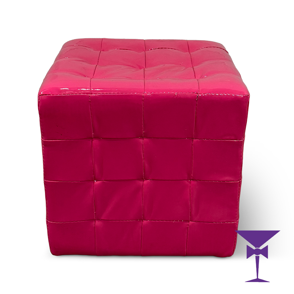 Pink Cube Seat for hire