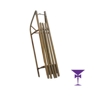 Hire a vintage wood sledge for your event.