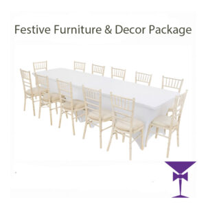 Festive furniture & decoration package in Surrey & South East