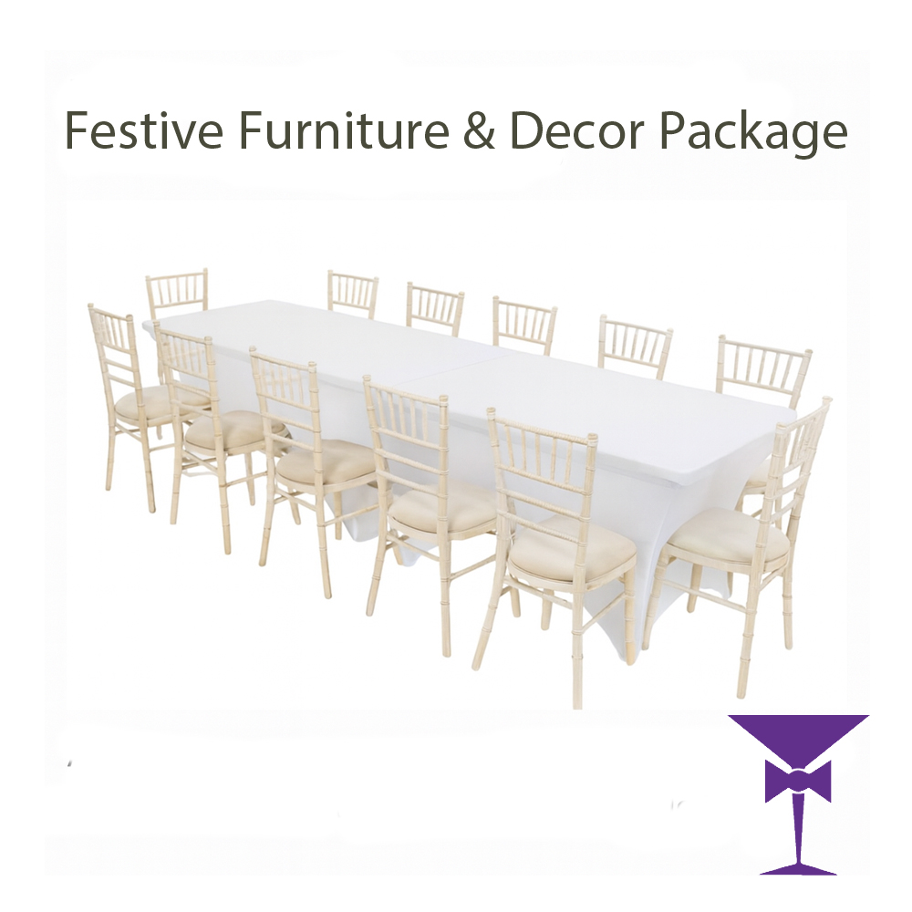 Festive furniture & decoration package in Surrey & South East