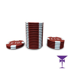 Trip of Giant Casino Chips Prop for hire