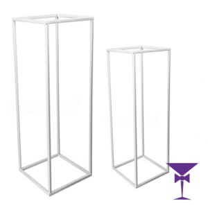 Metal Rectangular Stands For Hire - Available in Two Sizes