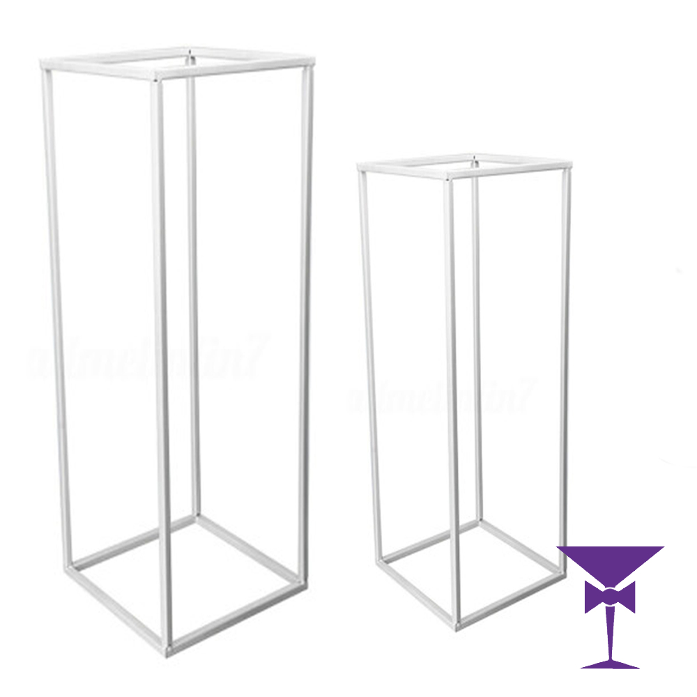 Metal Rectangular Stands For Hire - Available in Two Sizes