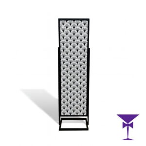 1920s Art Deco Illuminated Fan Silhouette Board Hire.