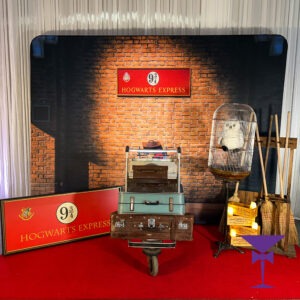 Harry Potter Inspired Platform 9 3/4 Bakcdrop Paxkage with props