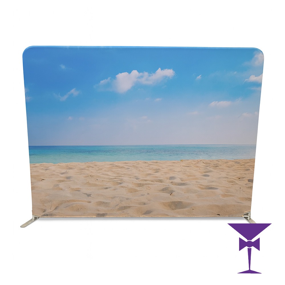 Beach Backdrop for hire in London & South East