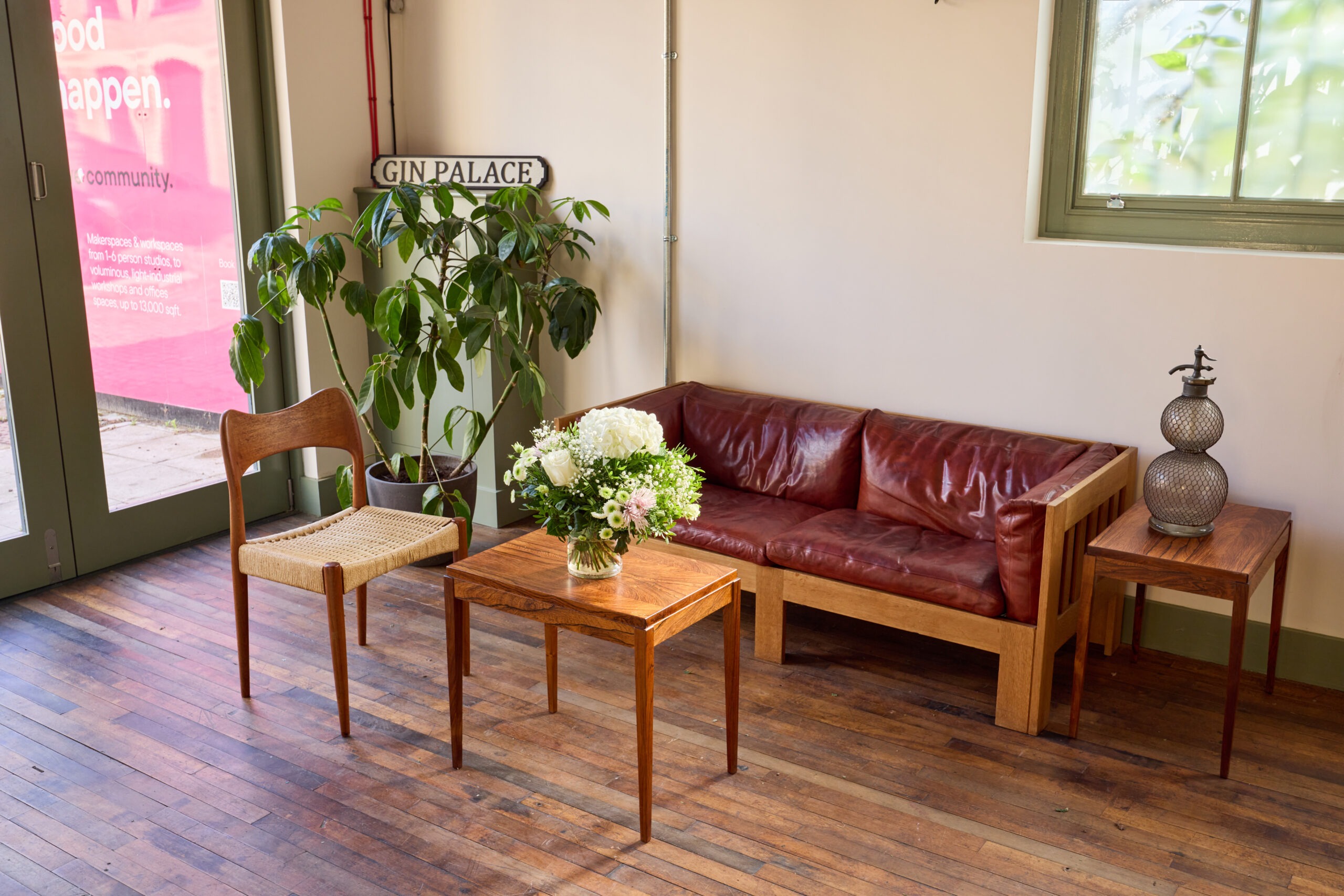 Casual Seating area at thames Distillers