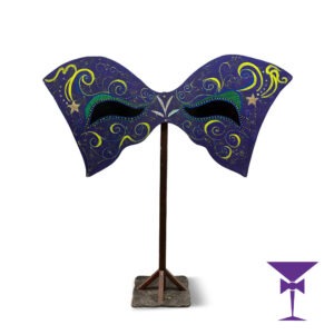Deep Purple/Blue Carnival Mask Prop Hire