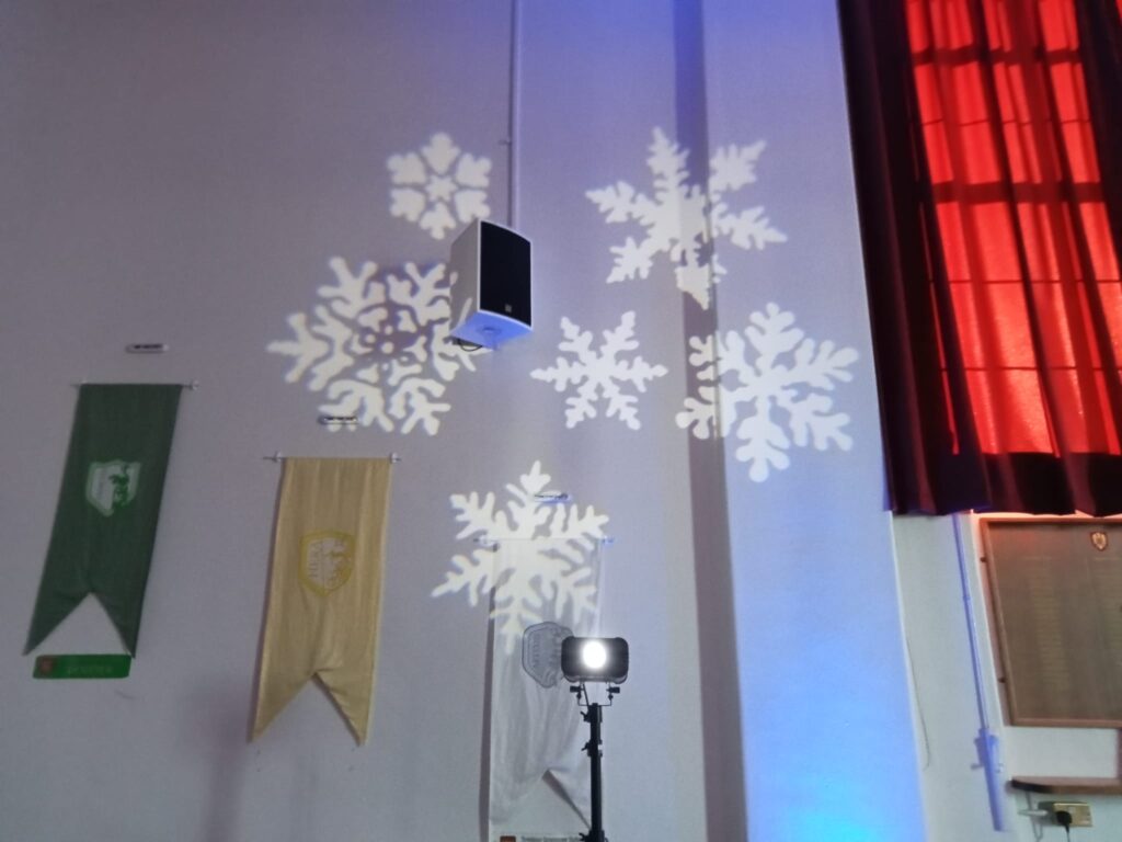 Snowflake Gobo Projection Hire