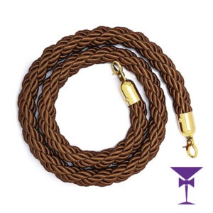 Brown Stanchion Rope Hire London & South East