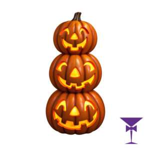 Giant stack of pumpkins prop hire